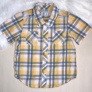 Old Navy Button Down Short Sleeve Shirt 4T